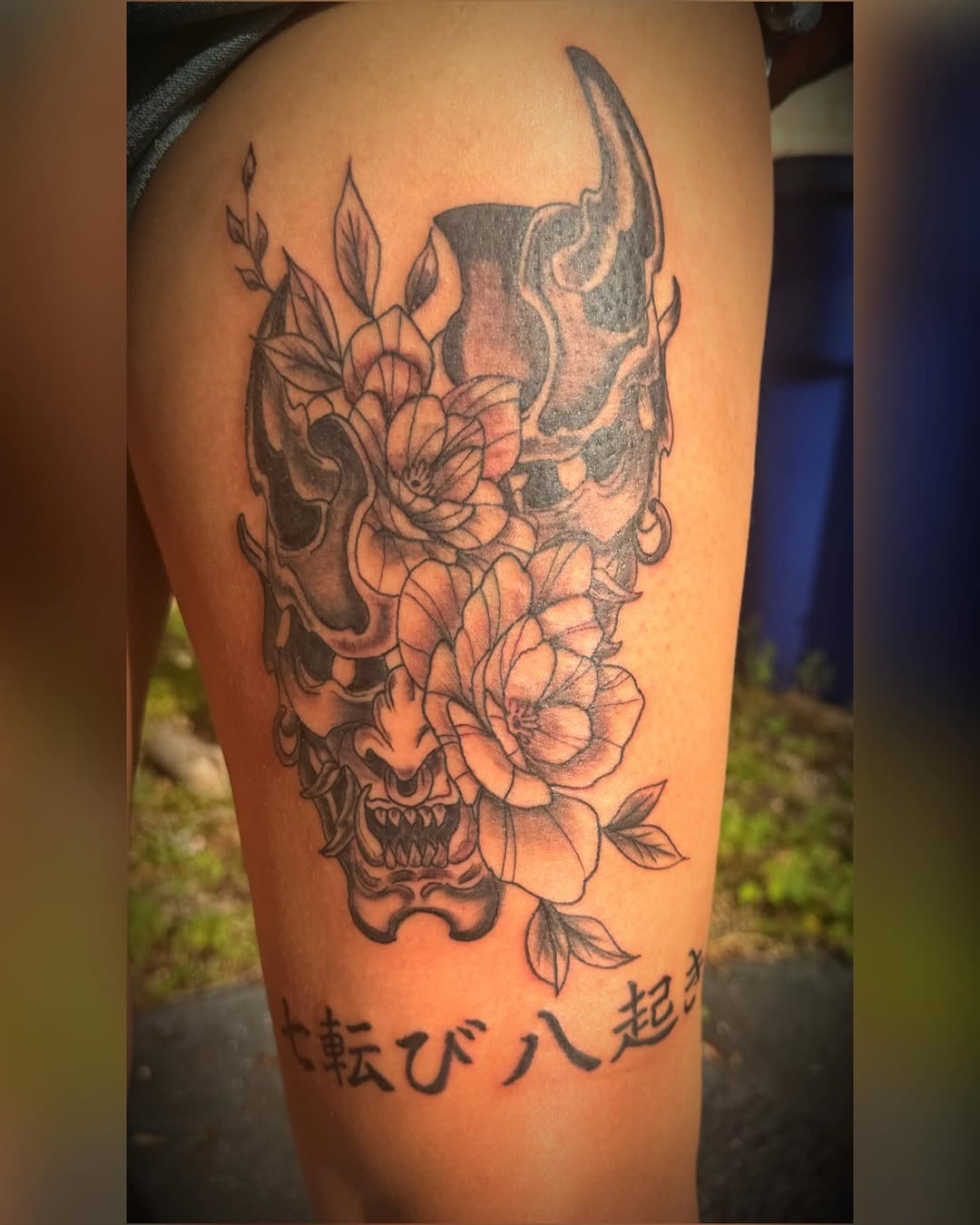 Tattoo by @chrisadkinstattoos — japanese_irezumi, black_and_grey