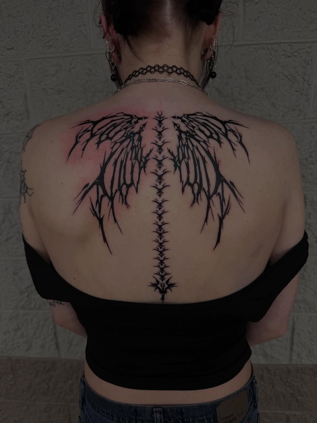 Tattoo by @mystic_moore — blackwork, ornamental
