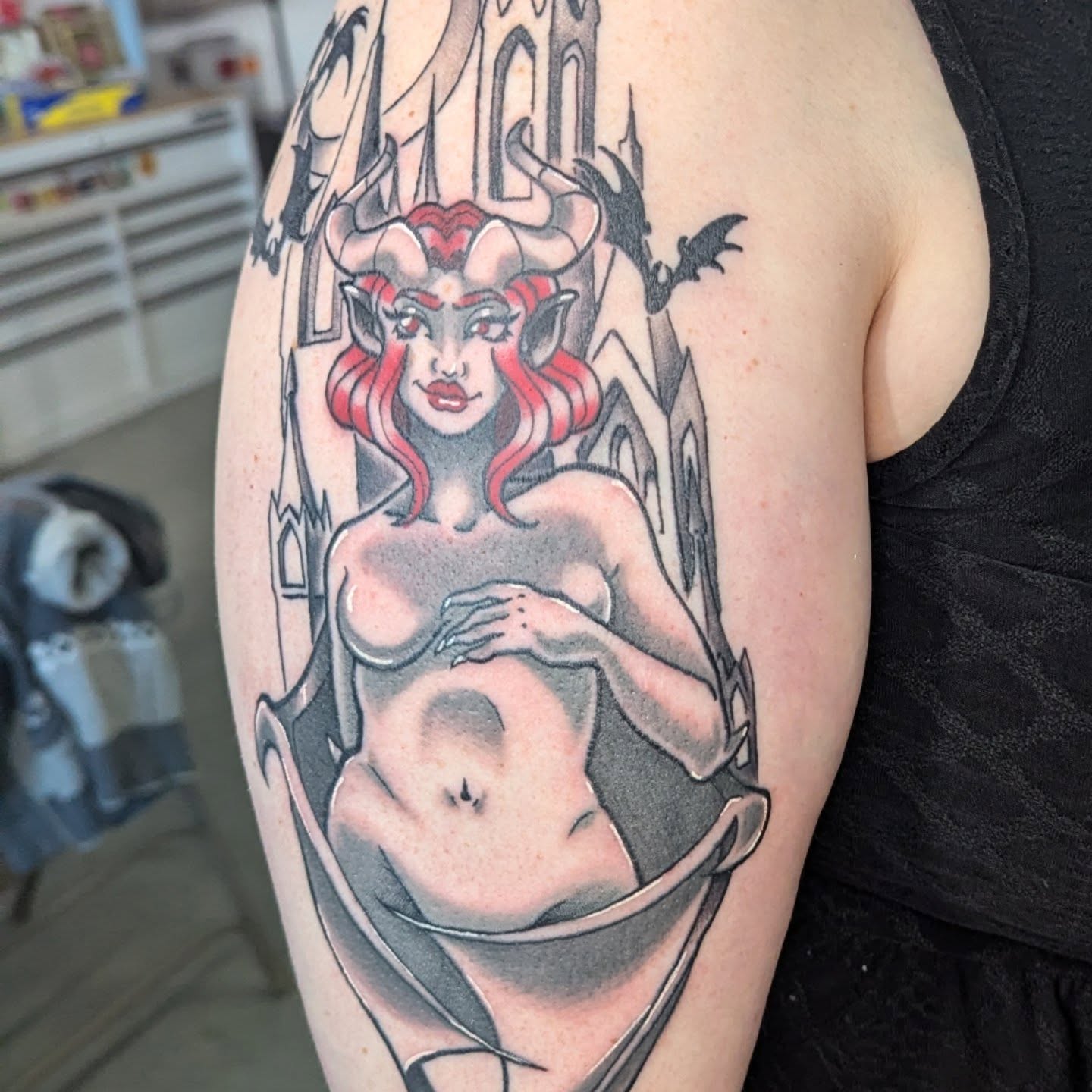 Tattoo by @capriotticreations โ dark_realism