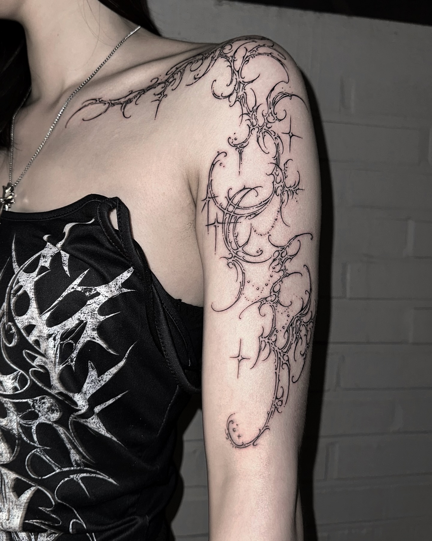 Tattoo by ꒰⠀⸝⸝ ♱⠀𝐾𝐴𝑀𝐼𝑂  ꒱, Seoul, South Korea