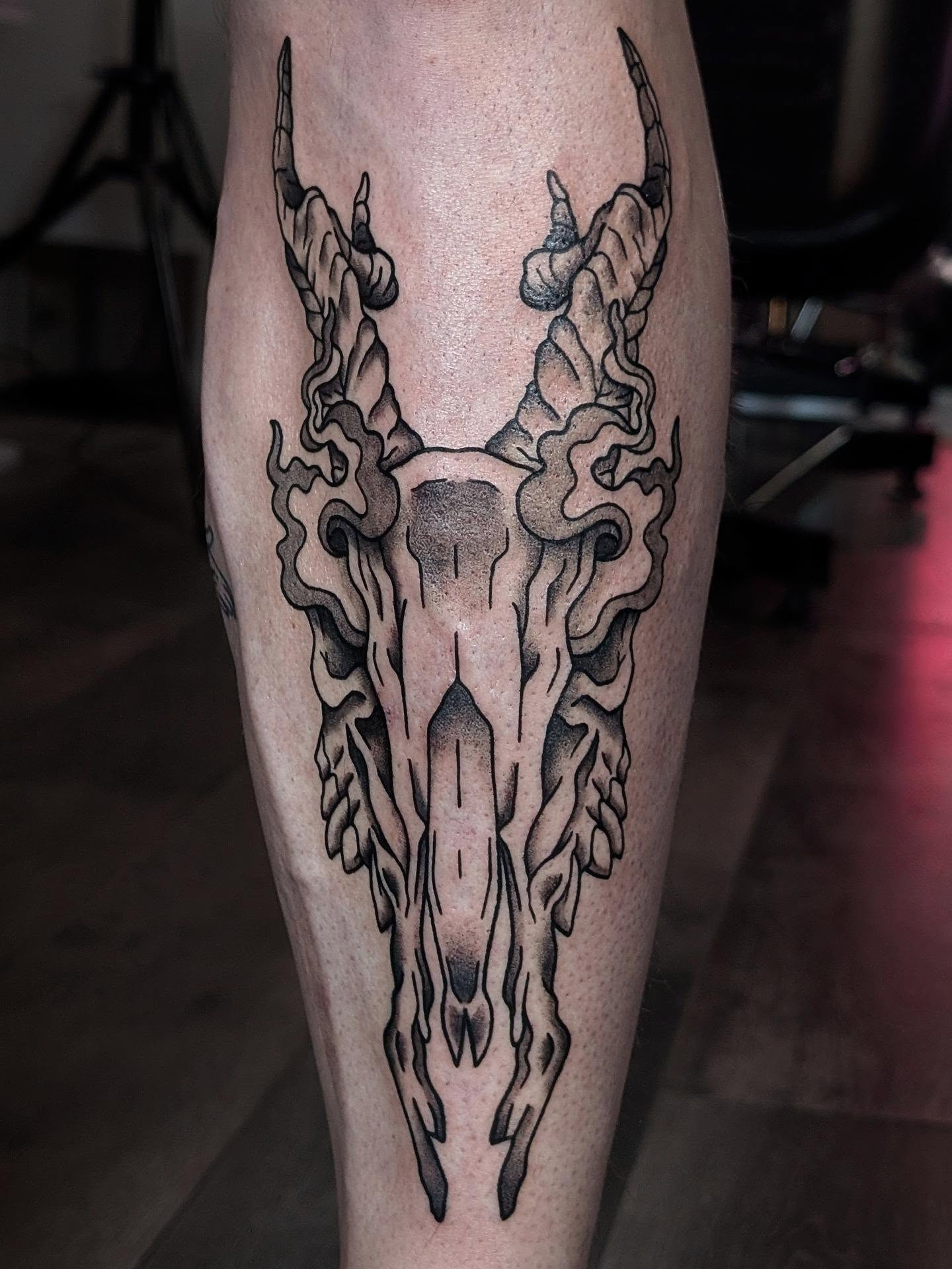 Tattoo by @elise_inks — black_and_grey