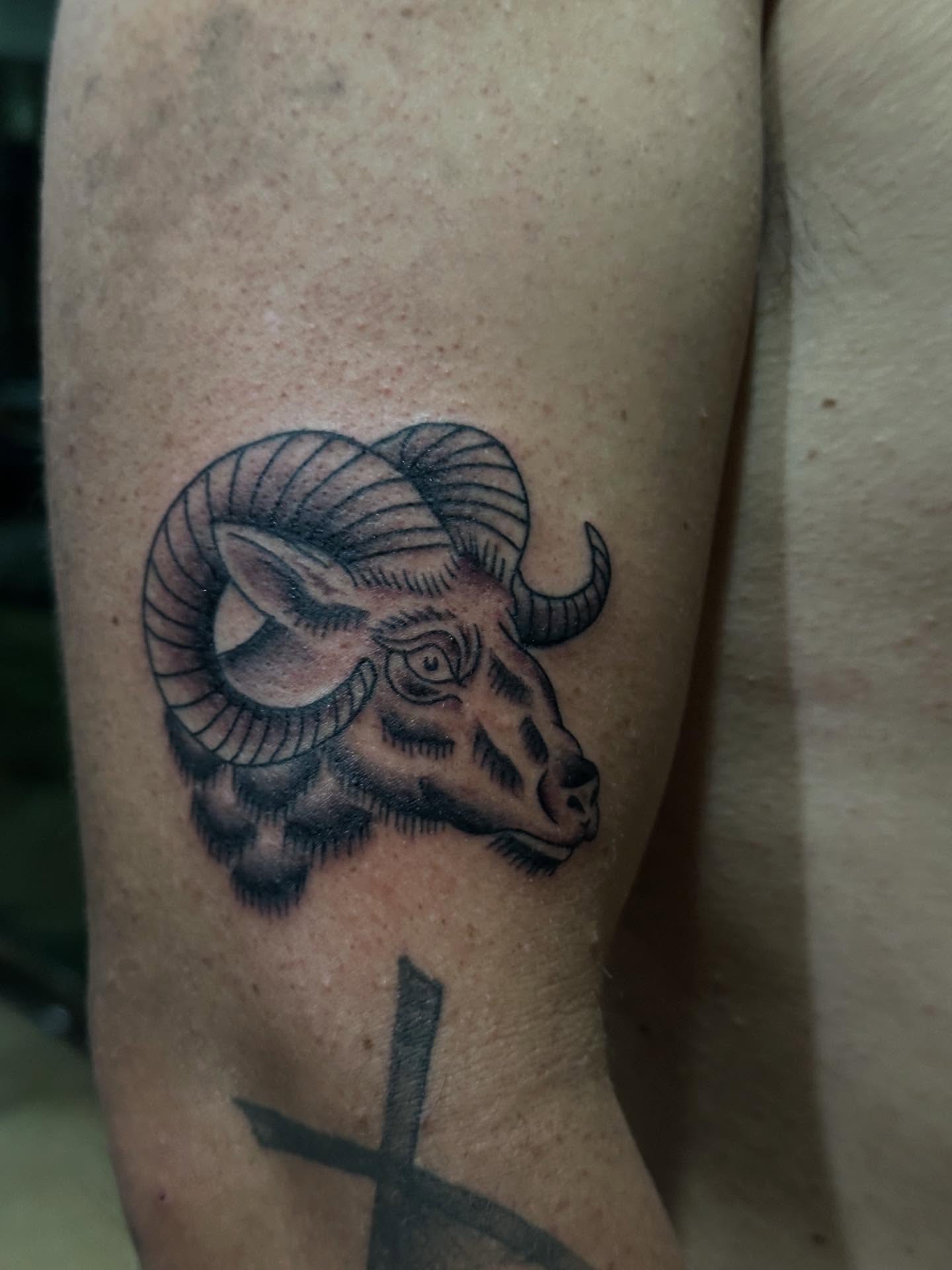 Tattoo by @acab.tattoos — black_and_grey