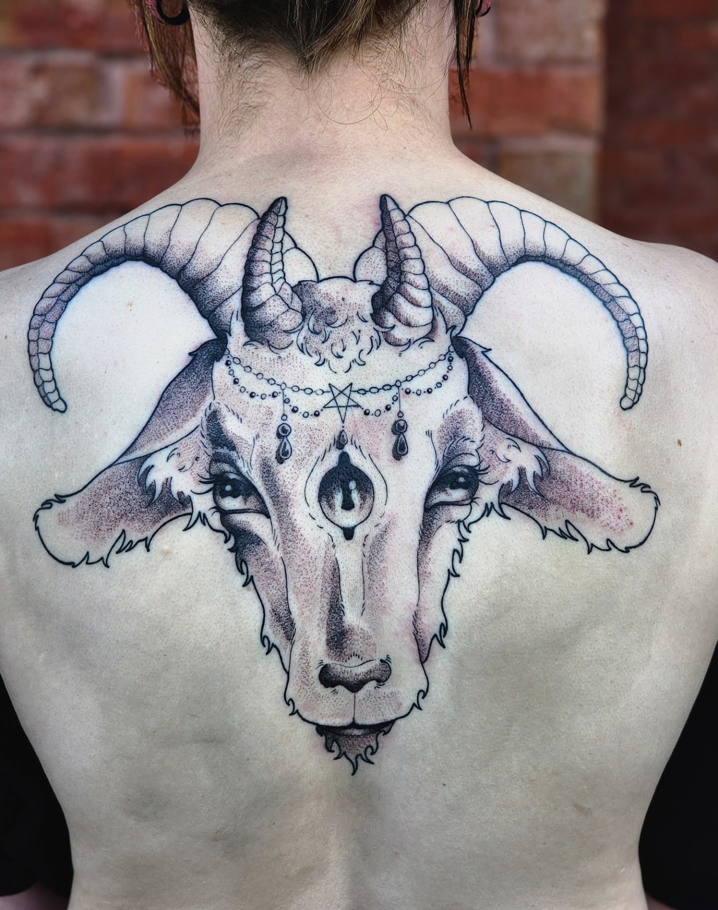 Tattoo by @mimmsytattoo — dotwork, realism
