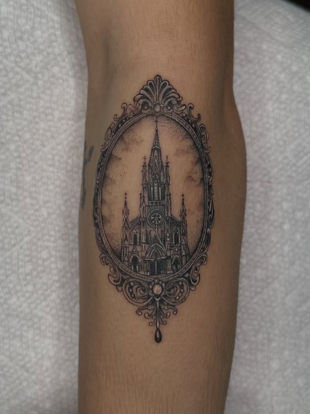 Tattoo by @tattoosbyhails — black_and_grey, realism