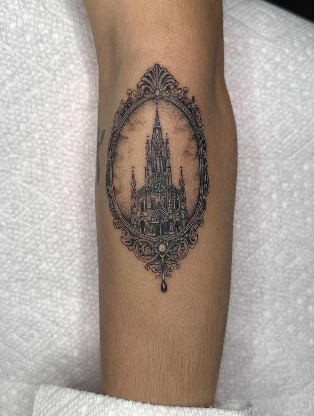 Tattoo by @tattoosbyhails — black_and_grey, realism