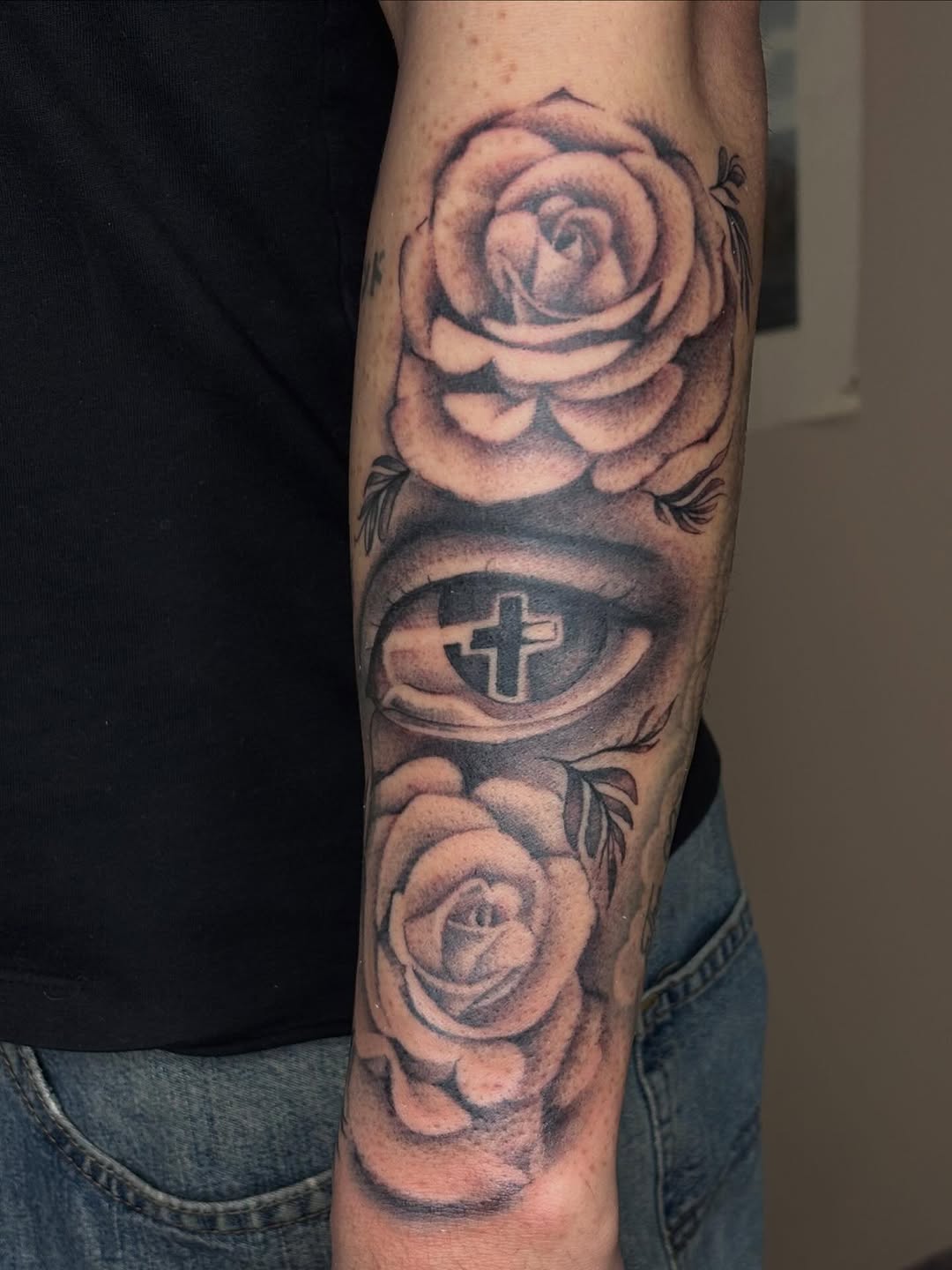 Tattoo by @daffstattoos_ — black_and_grey, realism