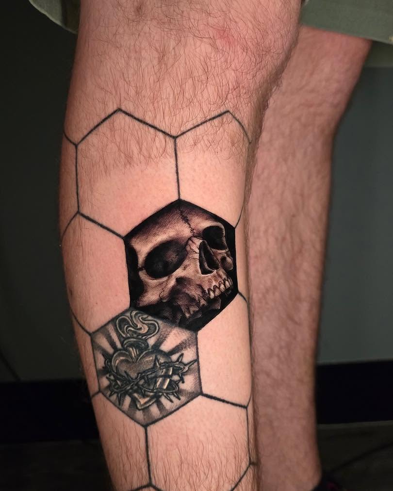 Tattoo by @tanktat2z — realism, geometric