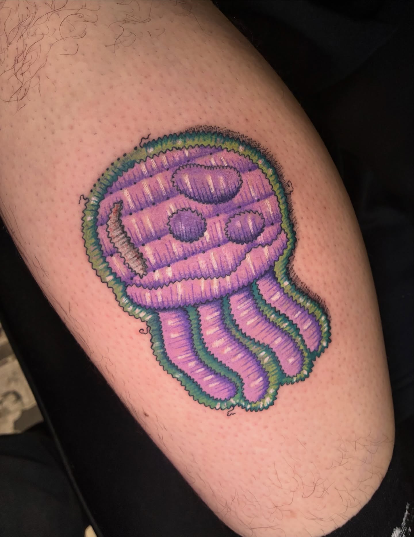 Tattoo by @strangecxncept — dotwork