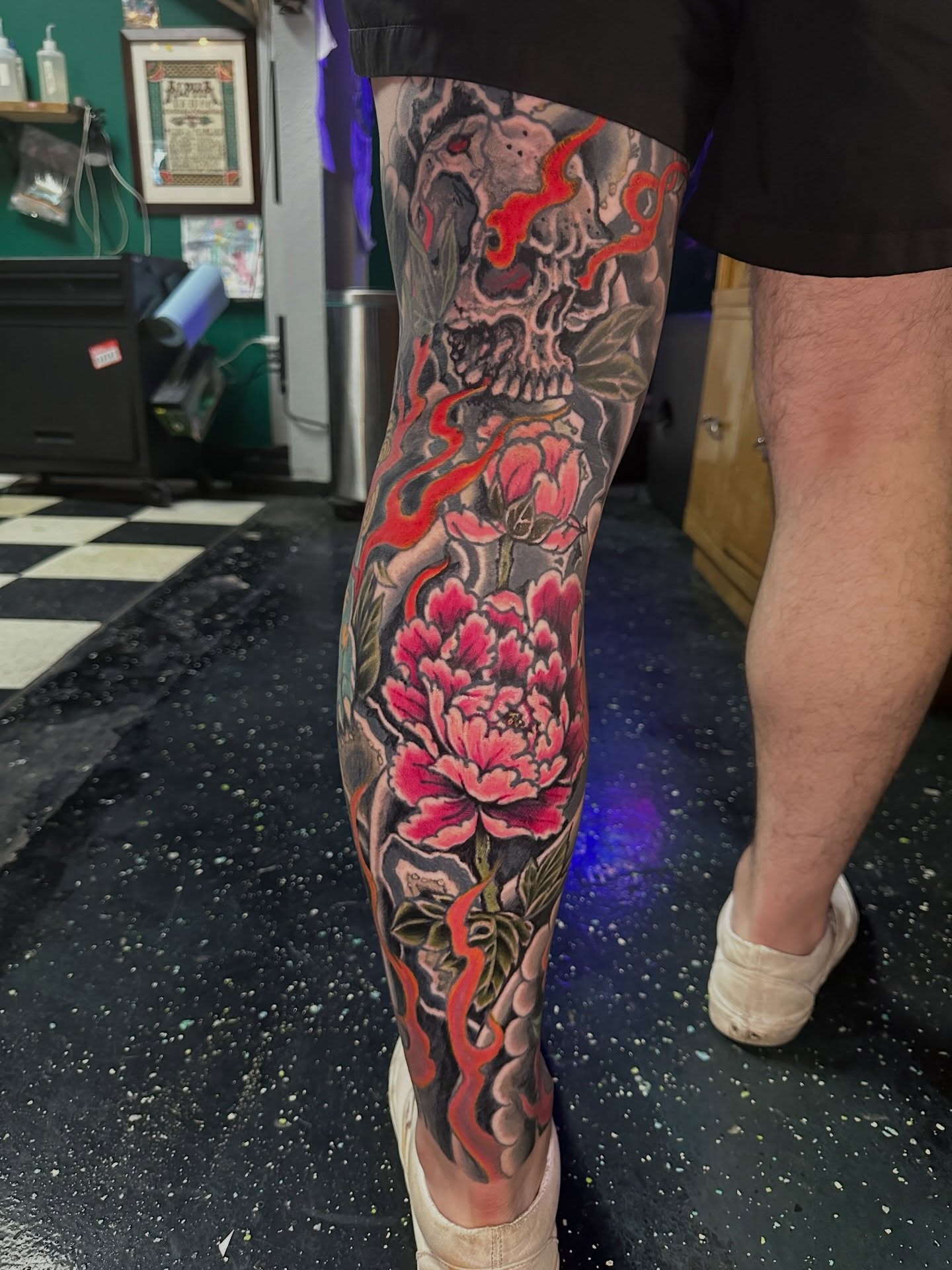 Tattoo by @mattryantattooer — japanese_irezumi, black_and_grey