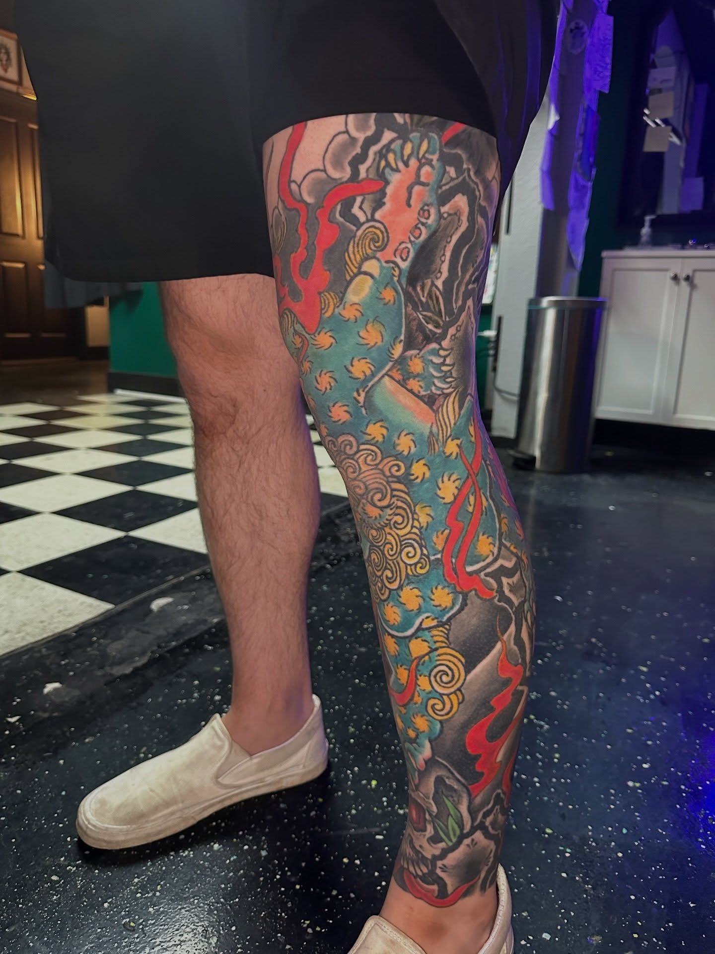 Tattoo by @mattryantattooer — japanese_irezumi, black_and_grey