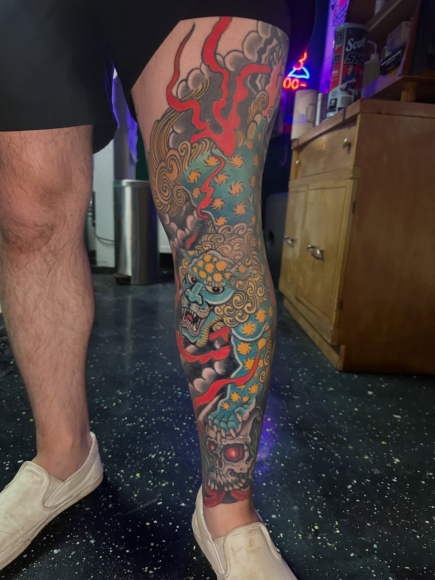 Tattoo by @mattryantattooer — japanese_irezumi, black_and_grey