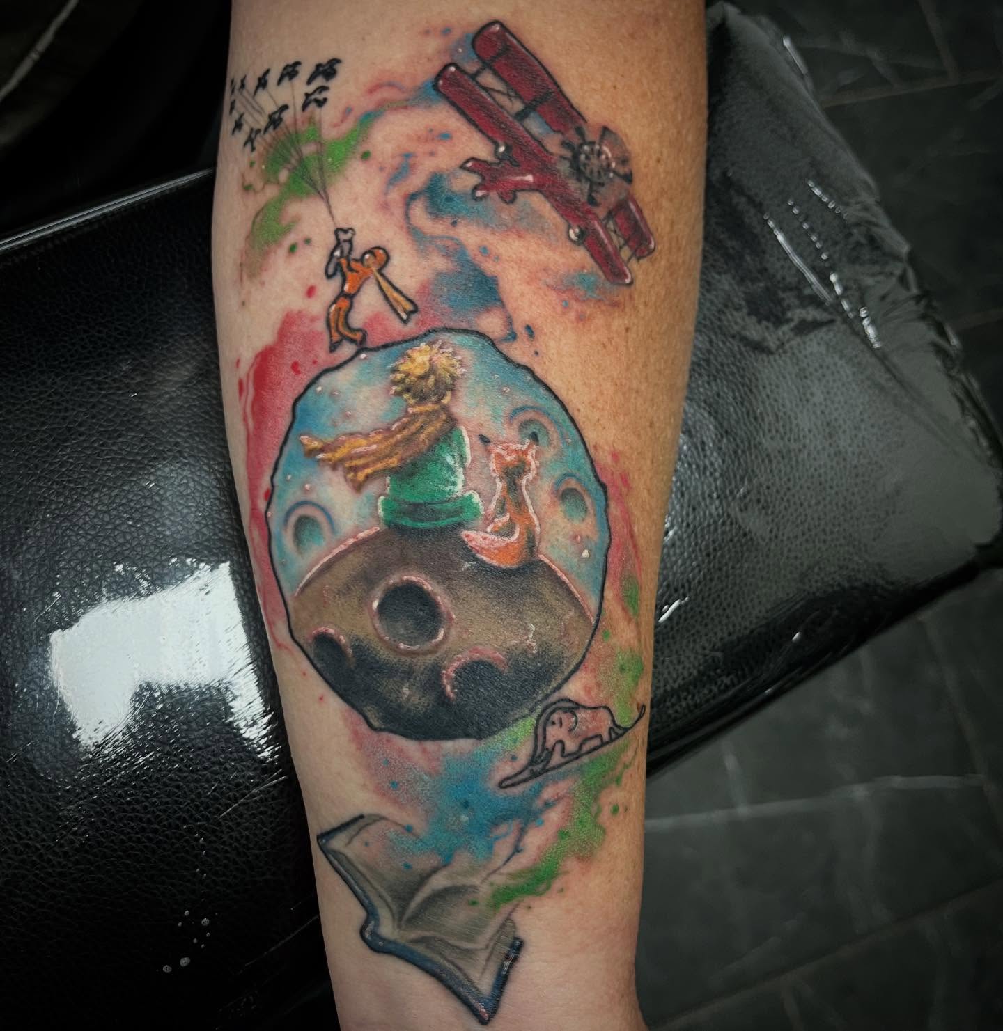 Tattoo by @3rdeyetattoo_artgallery — watercolor, illustrative