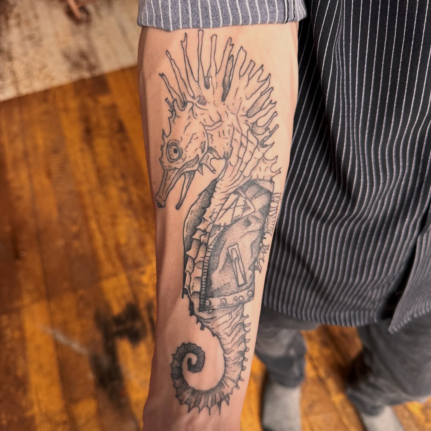 Tattoo by @haut_ces_ane — black_and_grey