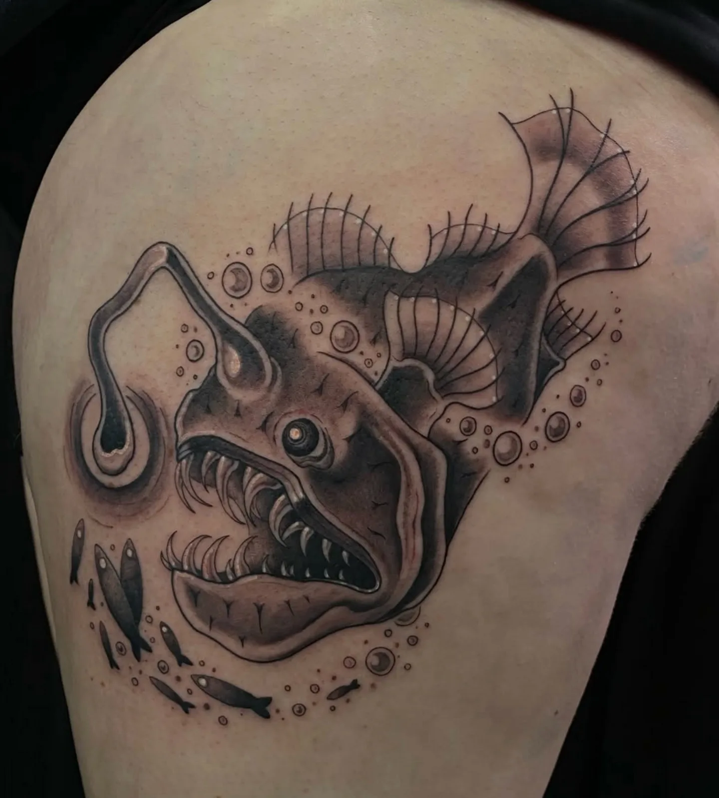 Tattoo by @unkindnessart — black_and_grey