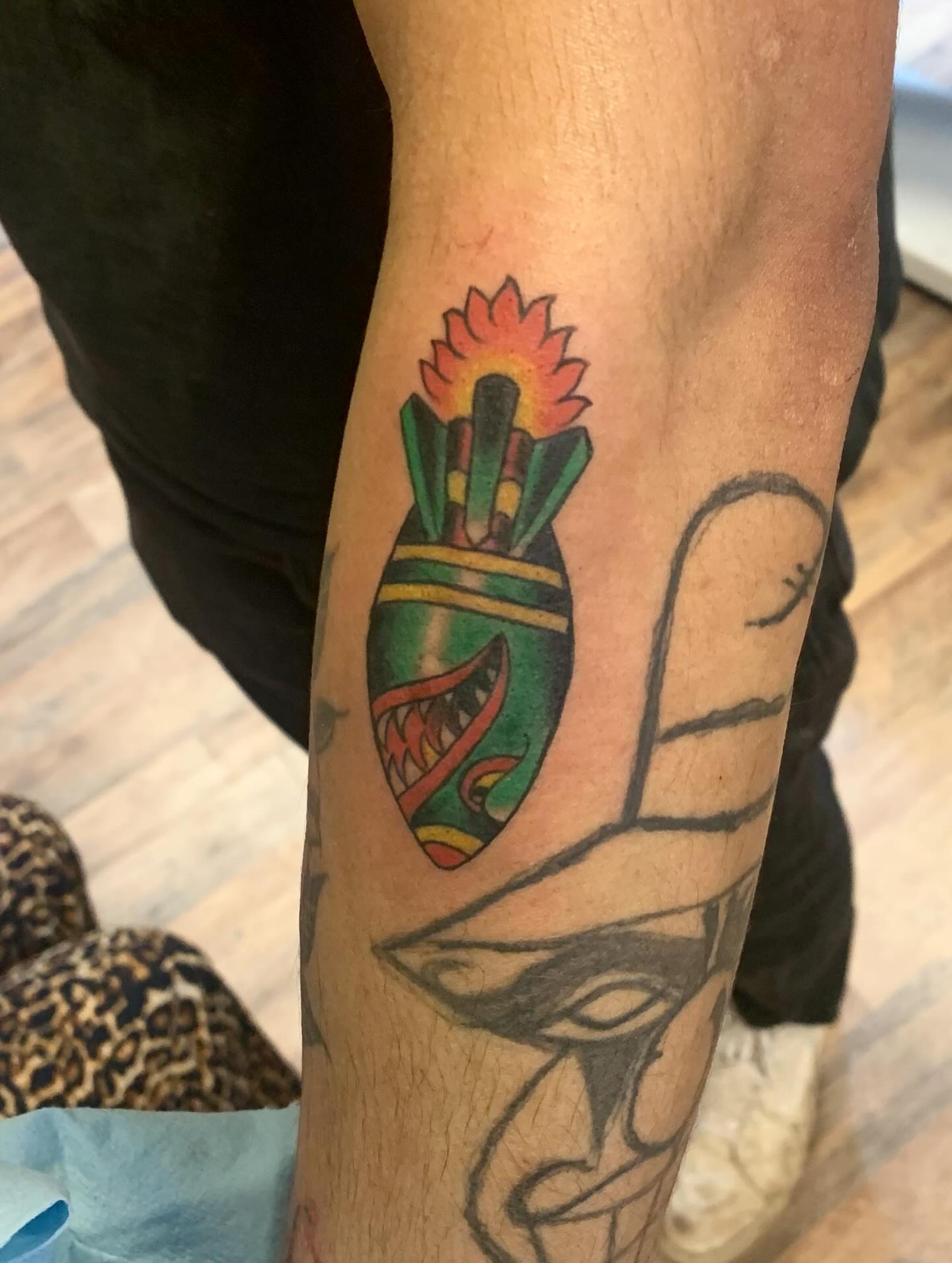 Tattoo by @beehemothtattoo โ american_traditional