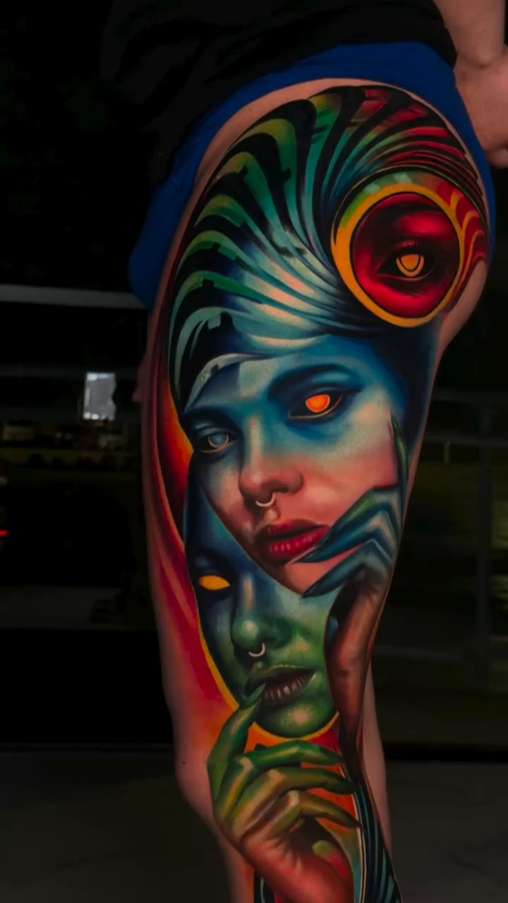 Tattoo by @rann_tattoo — realism, dark_realism