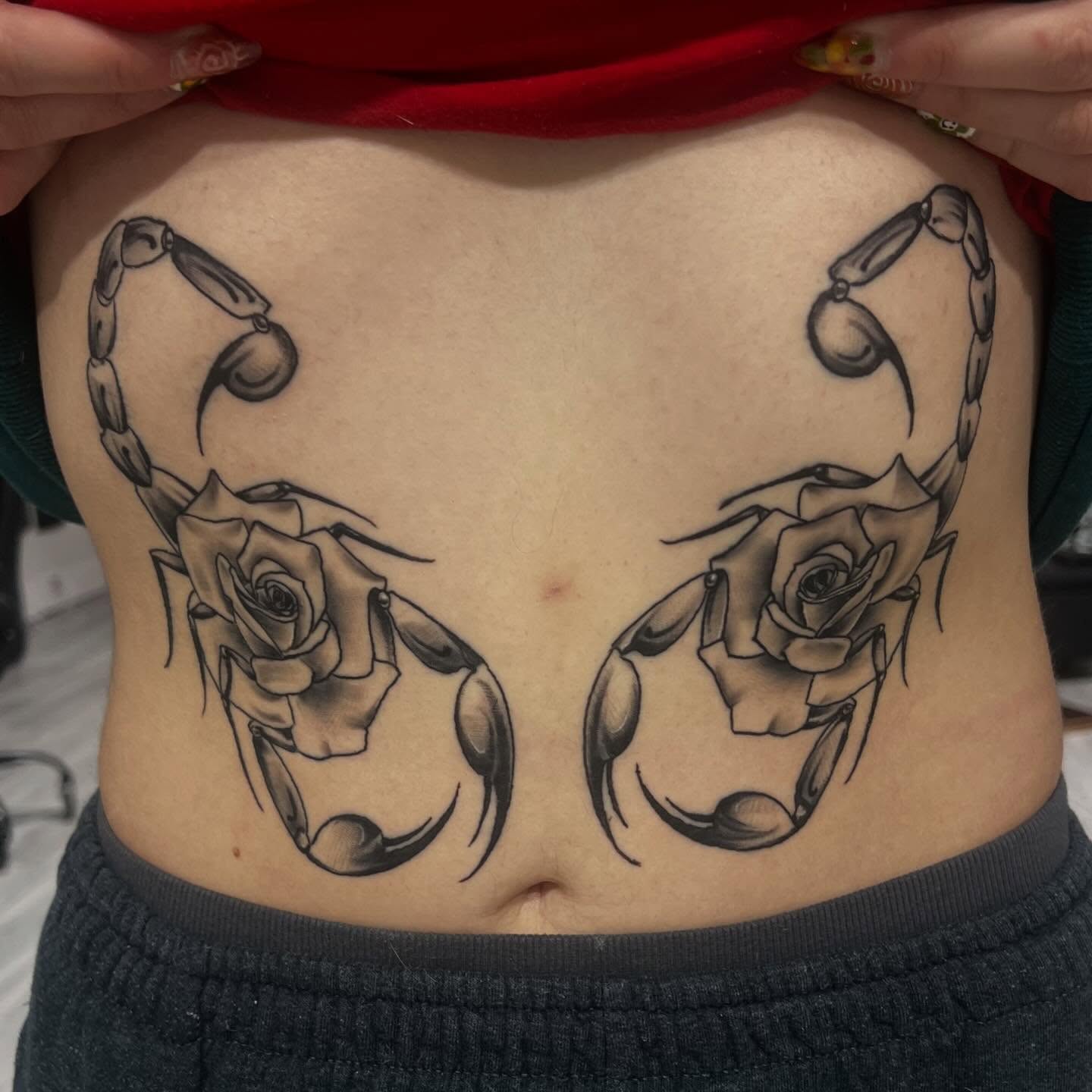 Tattoo by @neotrashace — black_and_grey, realism