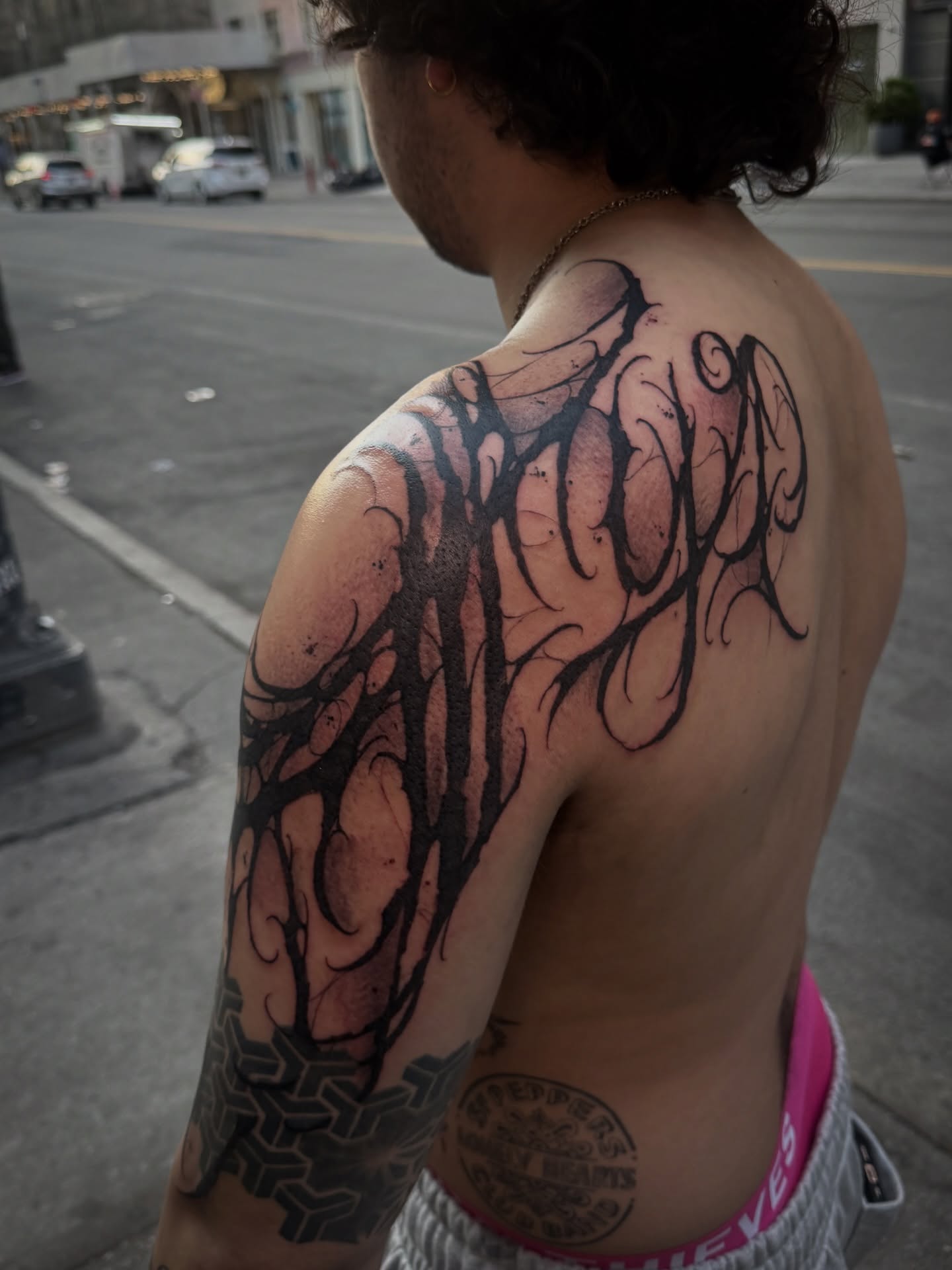 Tattoo by @rorystats — black_and_grey