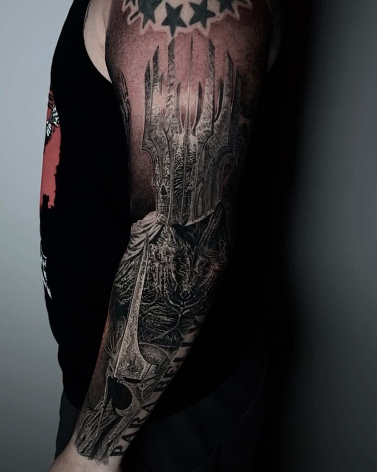 Tattoo by @everonwardink — black_and_grey, realism