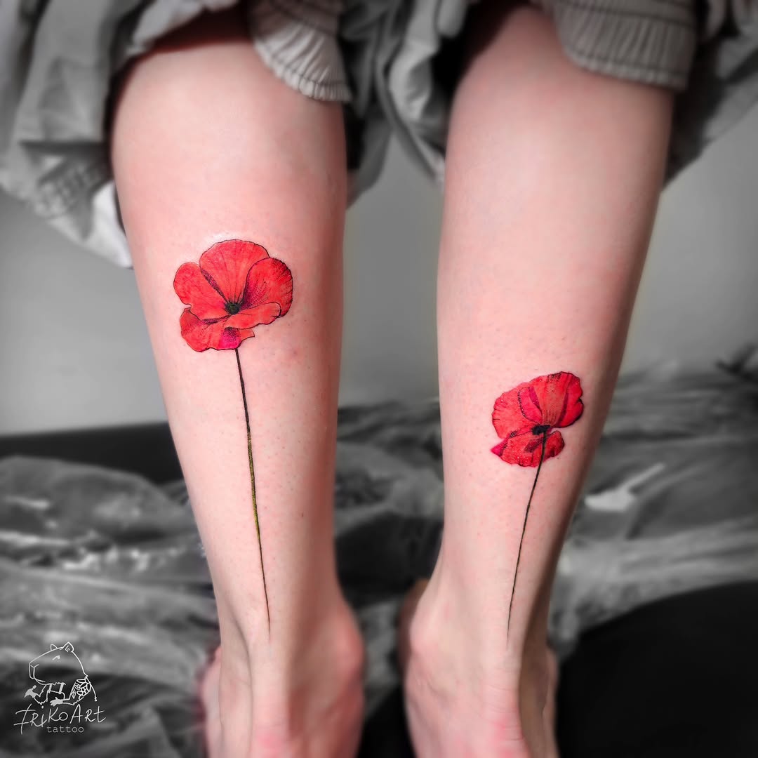 Tattoo by @irikoart_tattoo — fine_line, watercolor