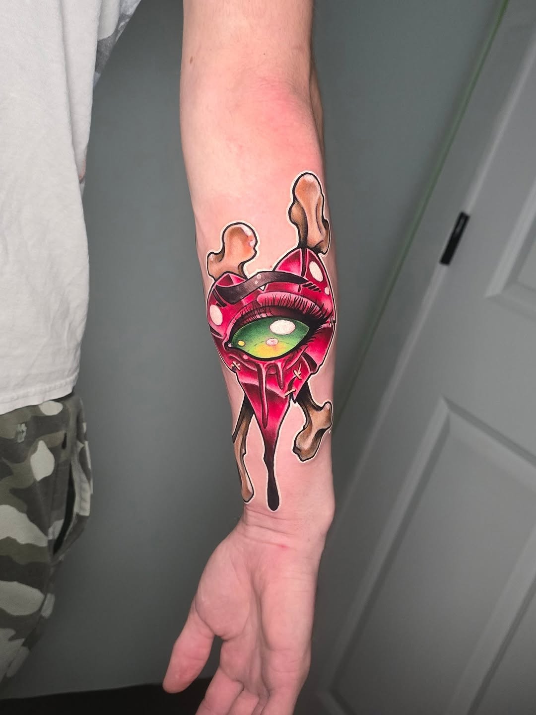 Tattoo by @bigstevetattoos — new_school, surrealism