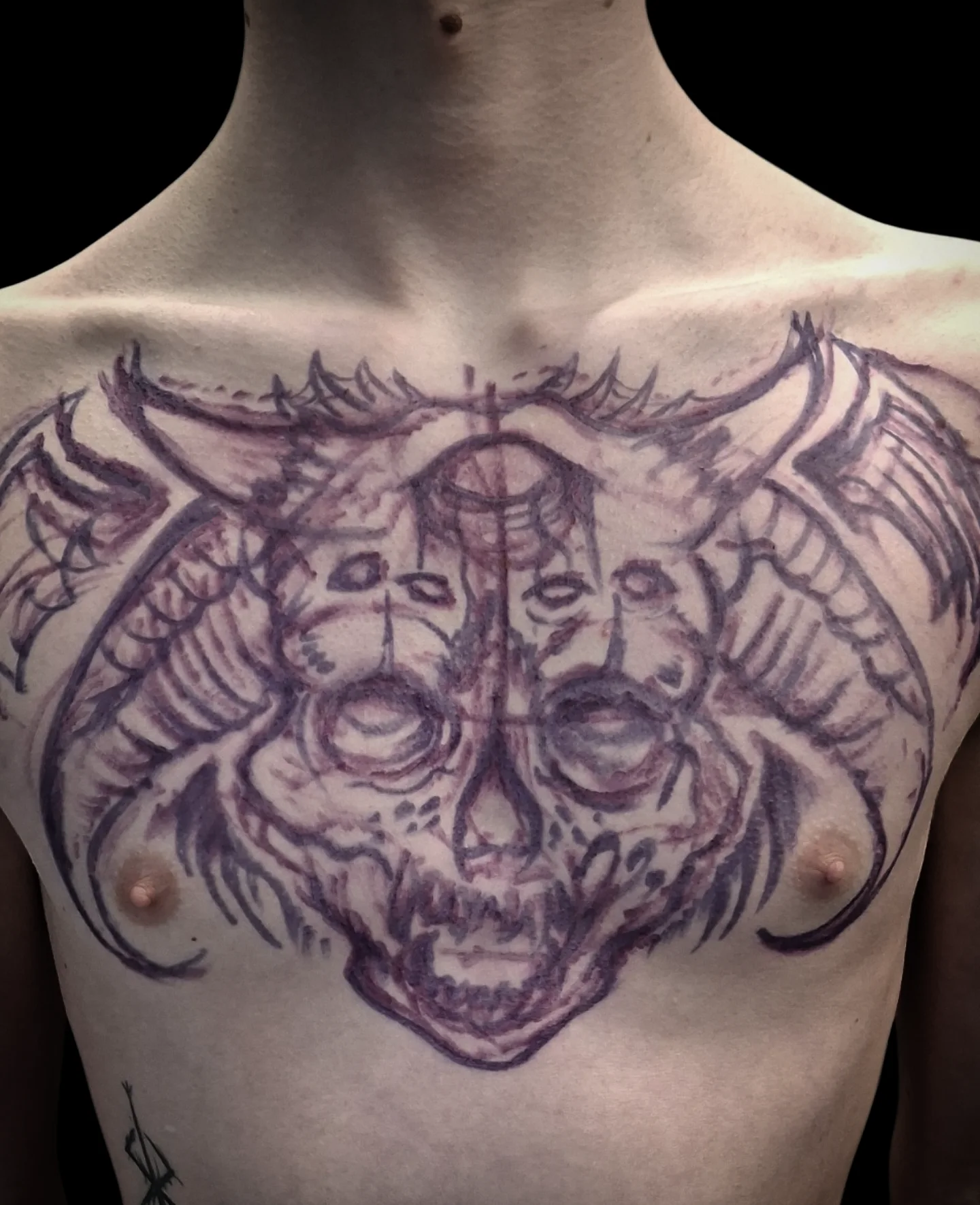 Tattoo by @powetattoos — dark_realism