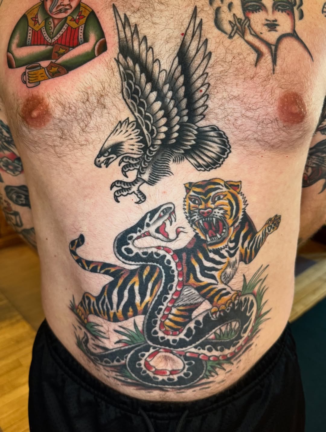 Tattoo by @jacobjamesk — american_traditional, black_and_grey