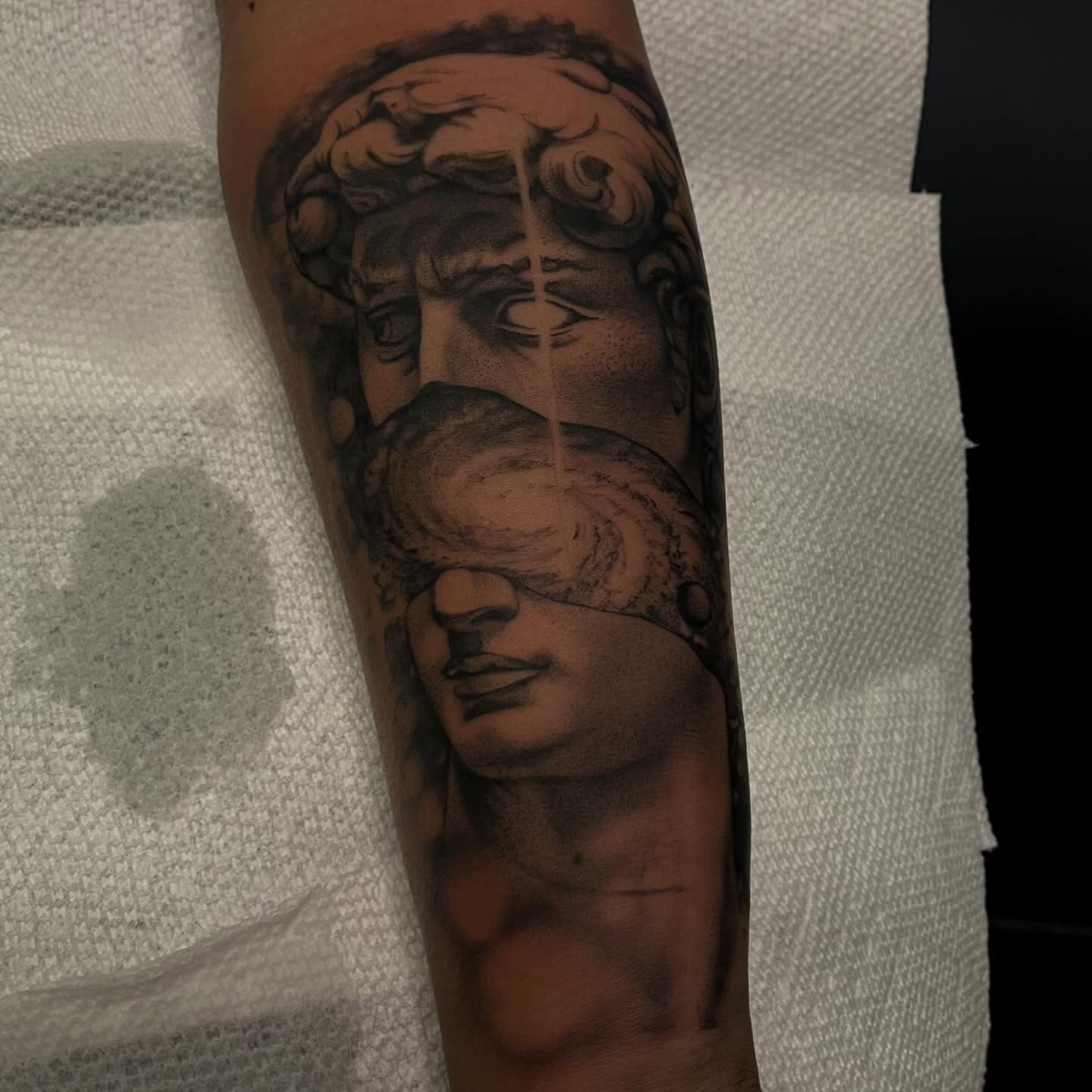 Tattoo by @adamhabecker — black_and_grey, realism
