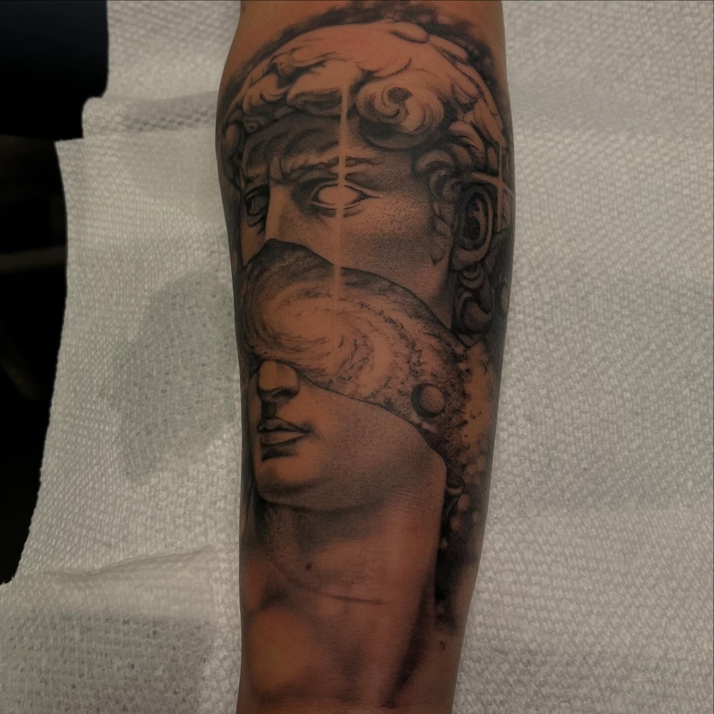 Tattoo by @adamhabecker — black_and_grey, realism