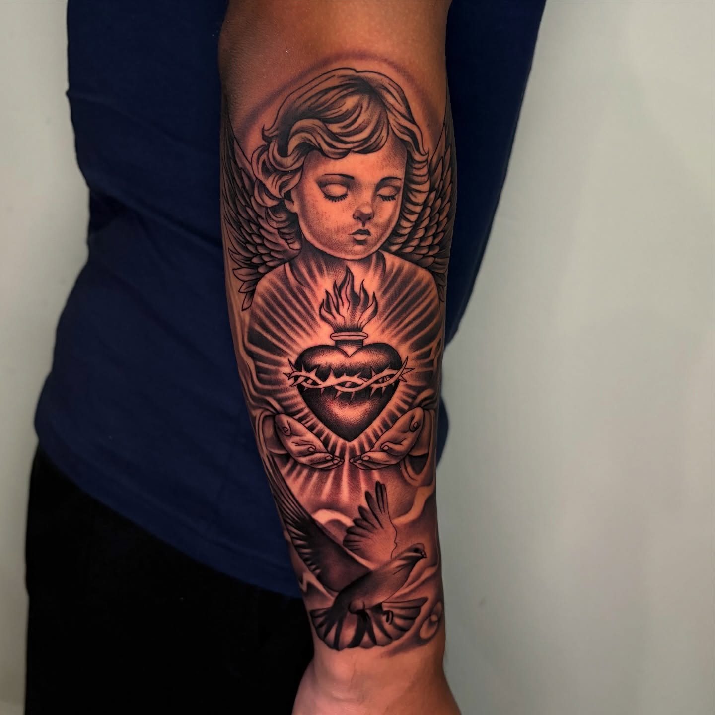 Tattoo by @osieltattoos — black_and_grey, realism