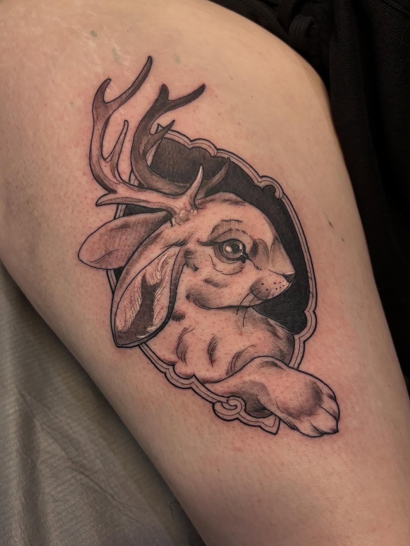Tattoo by @samilouisetattoos — realism, black_and_grey