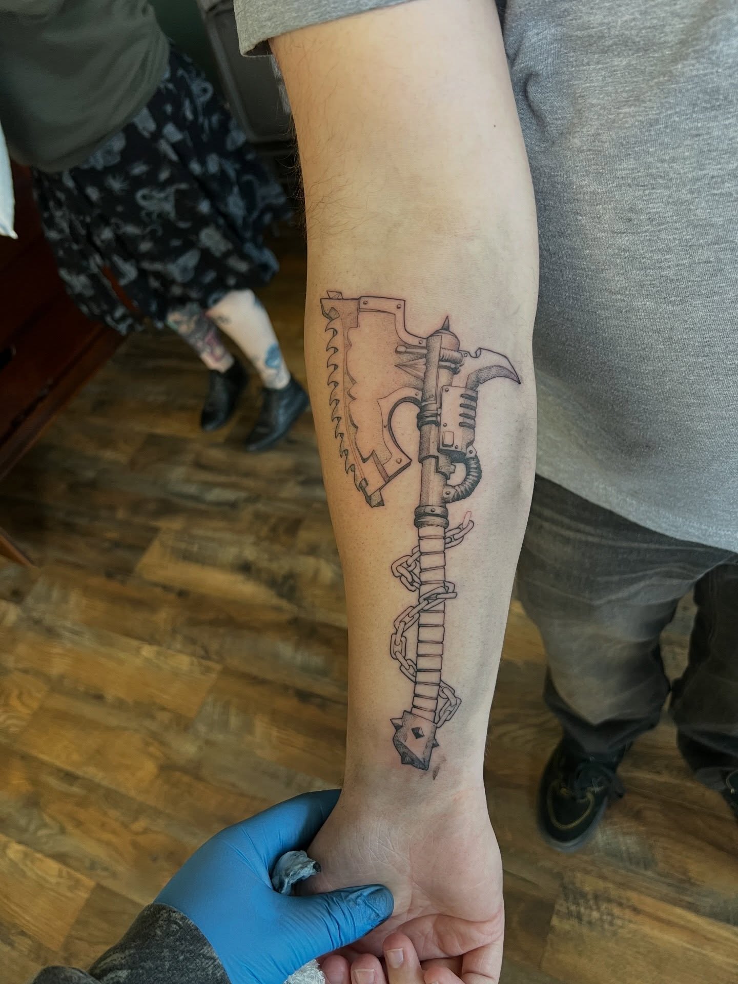 Tattoo by @jeremywiscombetattoos — black_and_grey