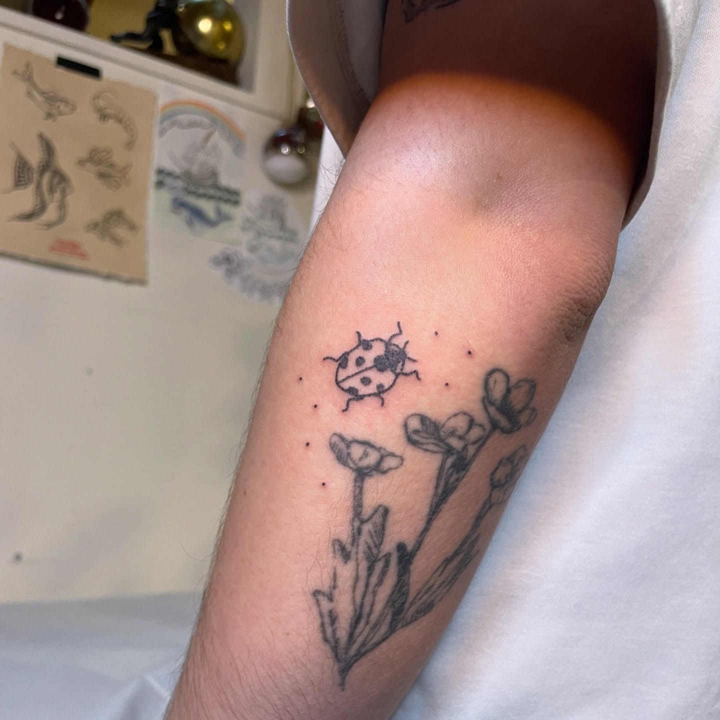 Tattoo by @roepoke — dotwork, black_and_grey