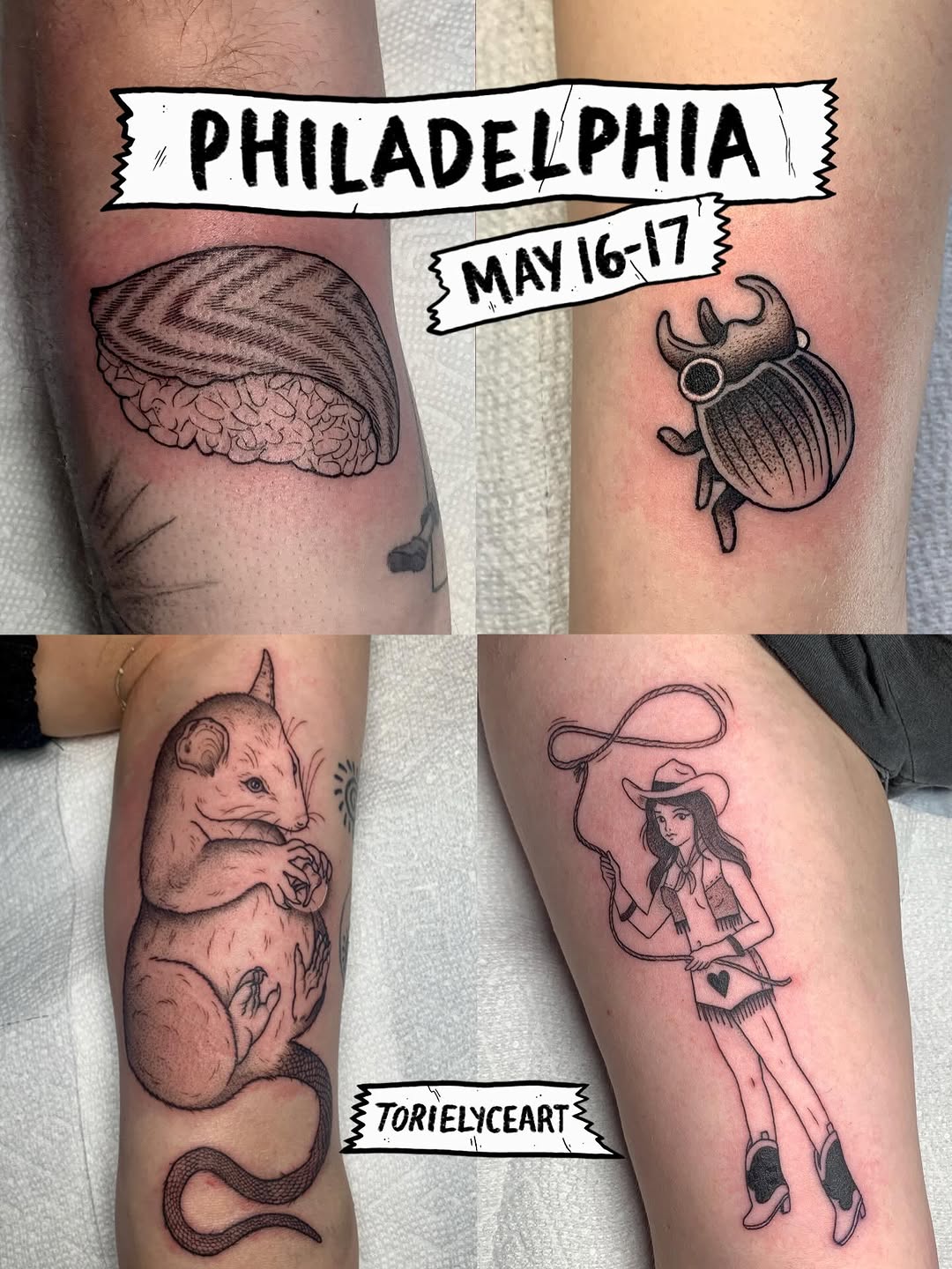 Collage of four tattoos minimalist tattoo on the forearm by ⓣⓞⓡⓘ, Bangor, Maine