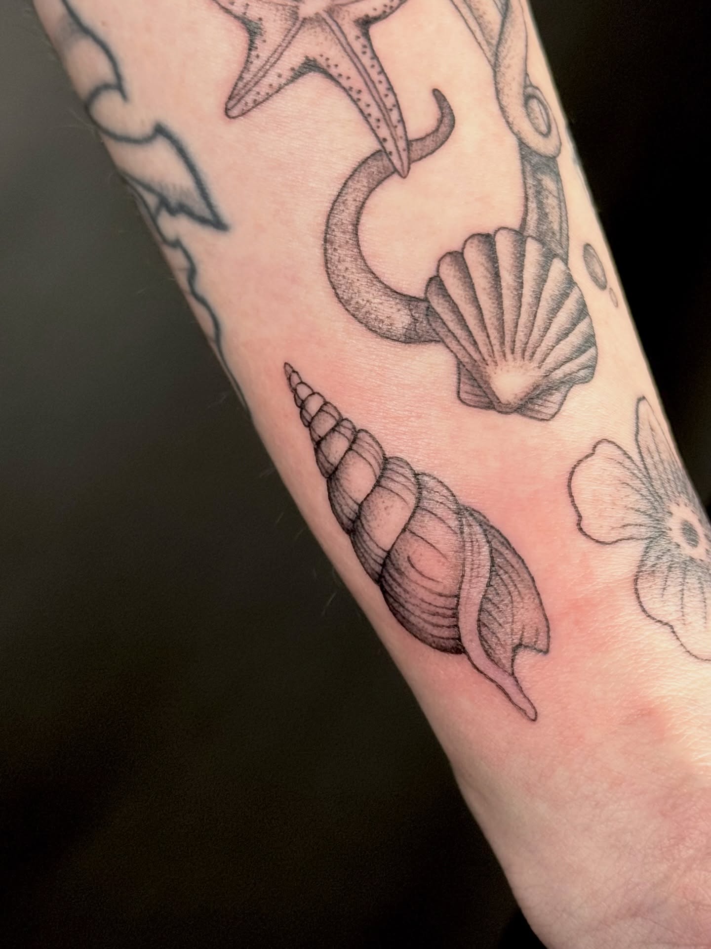 Tattoo by @shaypokes — black_and_grey