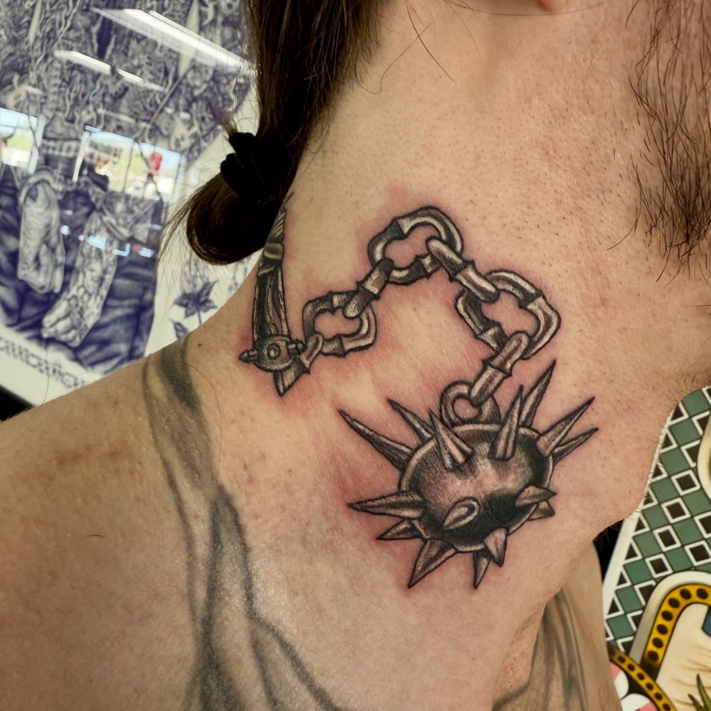 Tattoo by @artbyb_sitc — black_and_grey