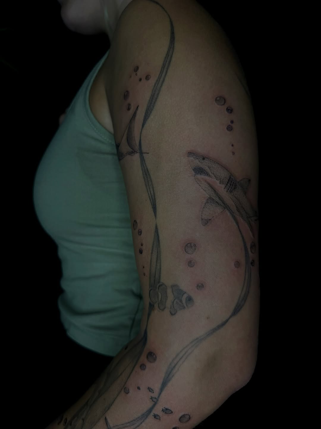 Tattoo by @cultofspice — black_and_grey, realism