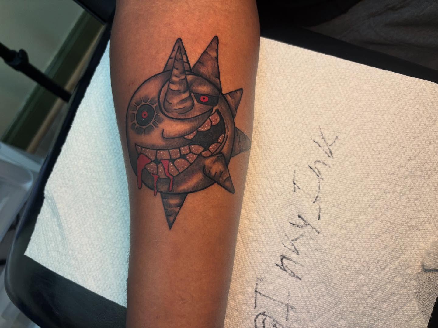 Tattoo by @inkys_ink — dotwork