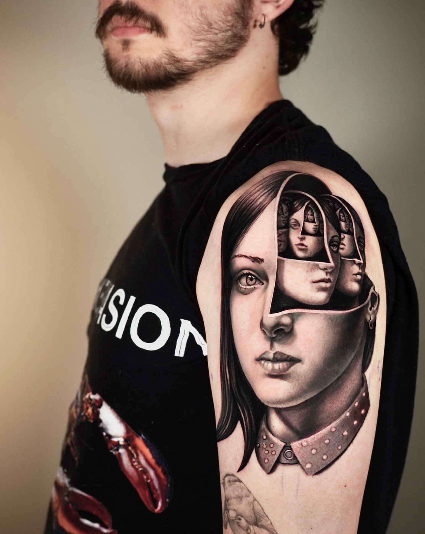 Tattoo by @yeinstattoos — realism, surrealism