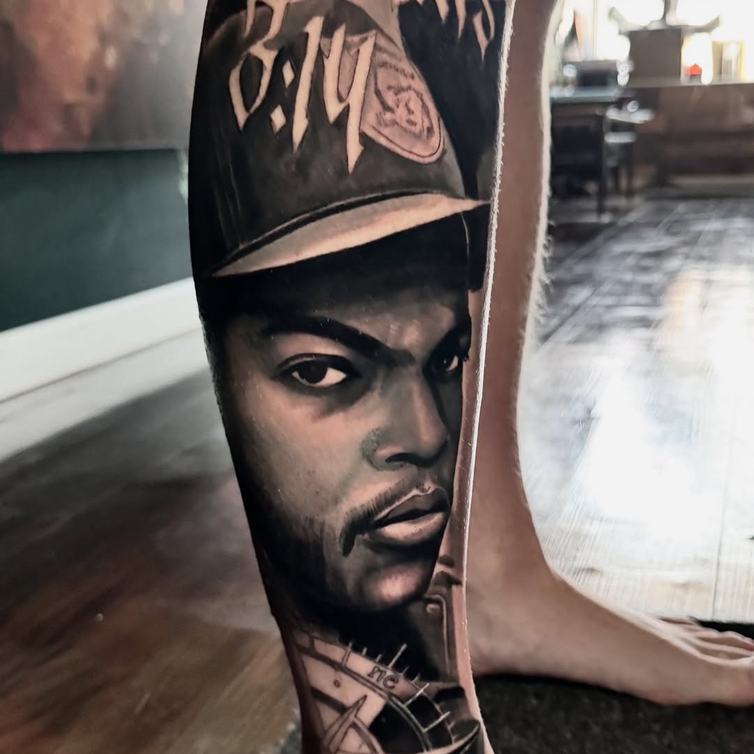 Tattoo by @brynbeer_official — realism, black_and_grey