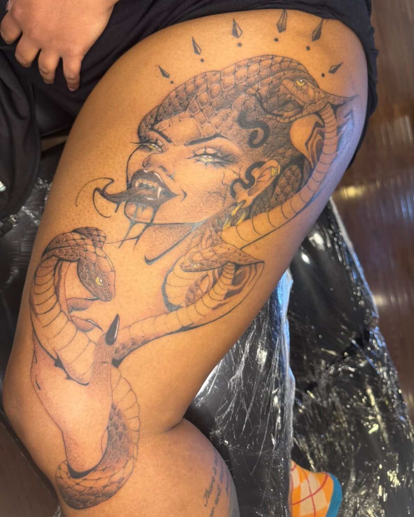 Tattoo by @yani.inkz — realism, dotwork