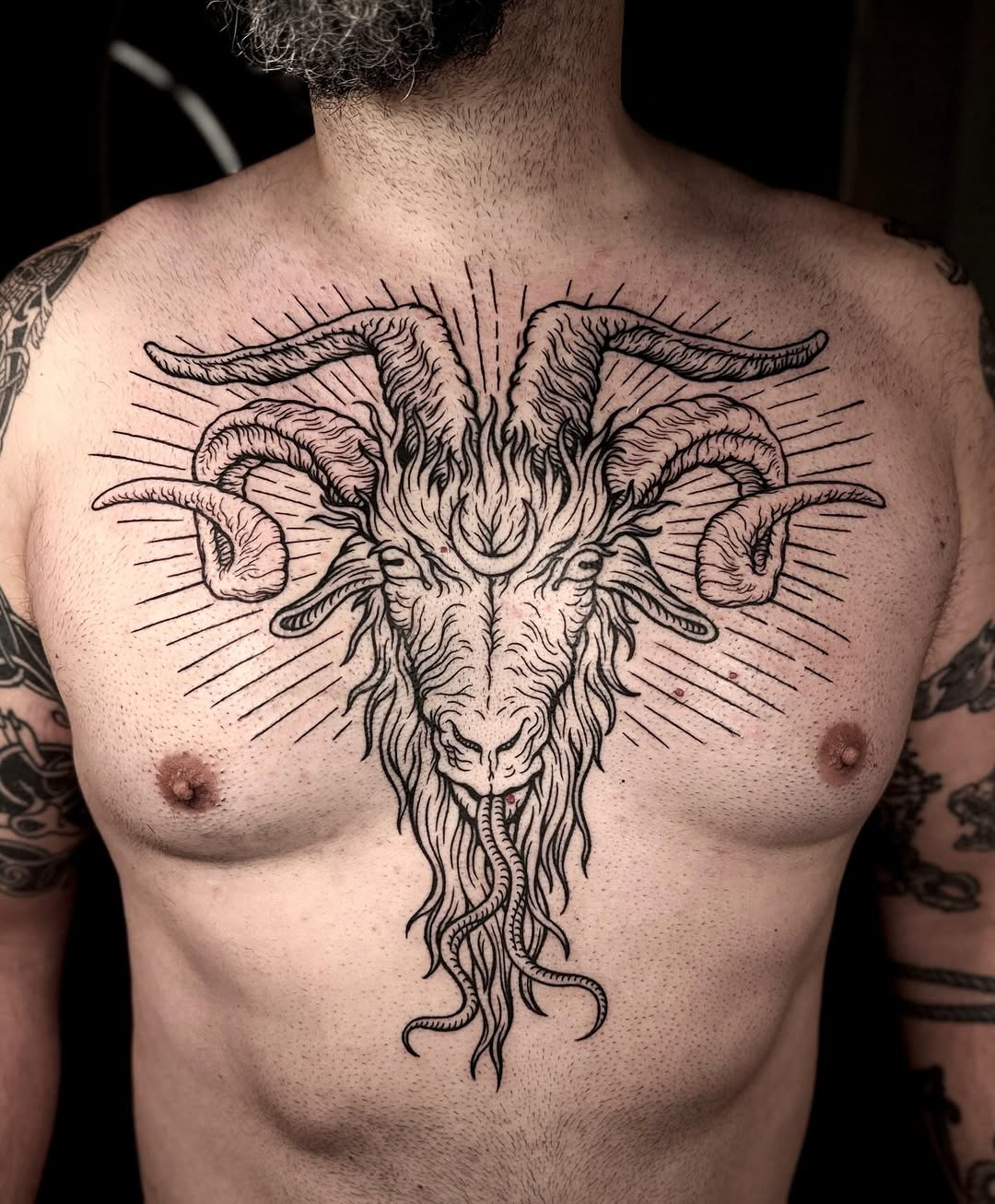 Tattoo by @sashawoland β blackwork, illustrative