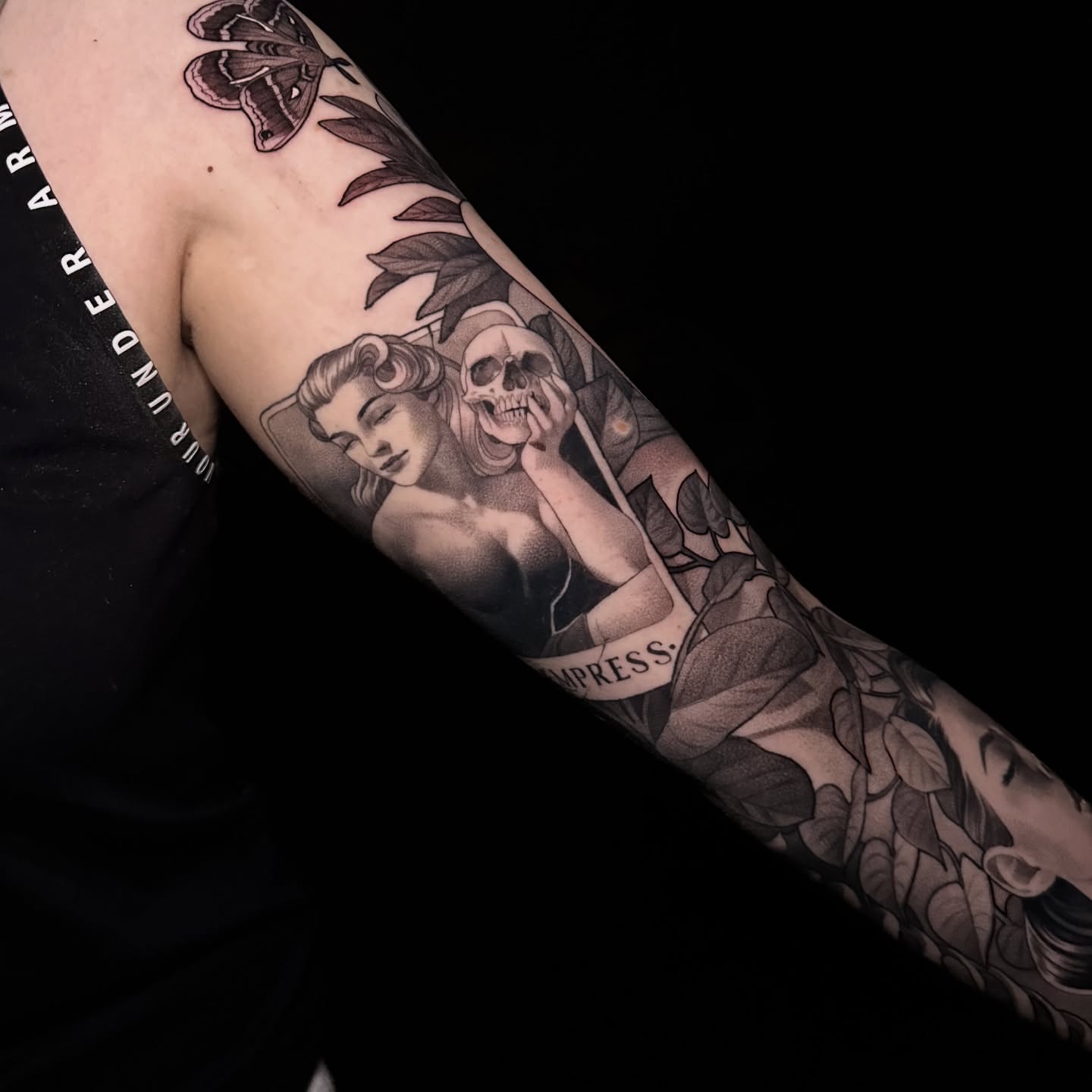 Tattoo by @tattoosandtealeaves — black_and_grey, realism