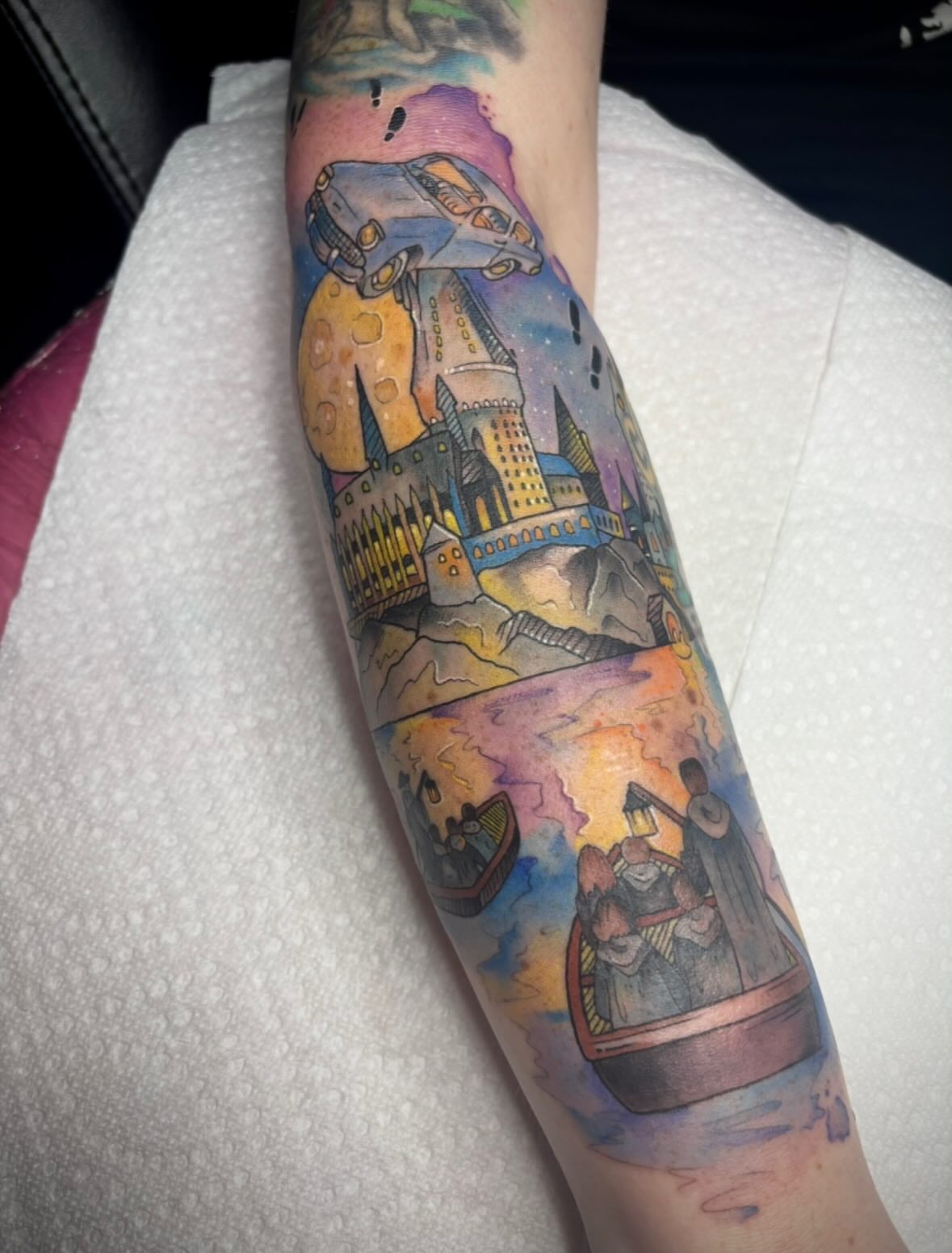 Tattoo by @dobbystattoos — watercolor