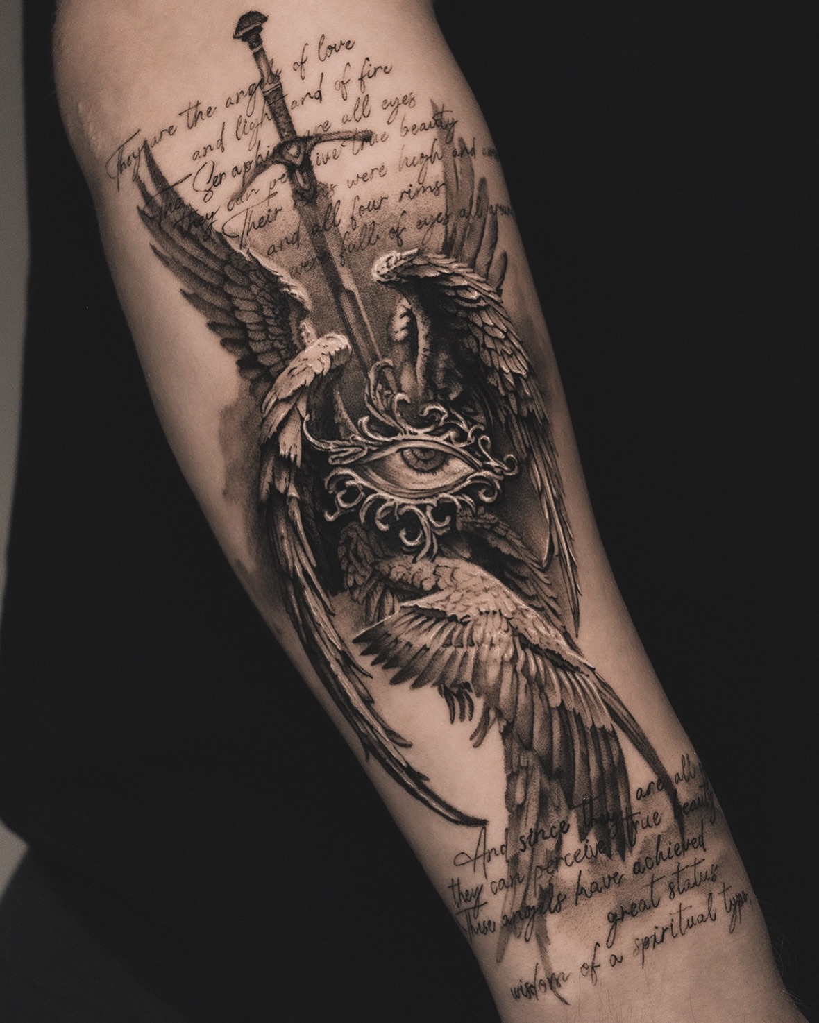 Tattoo by @tattooer_amu — black_and_grey, realism