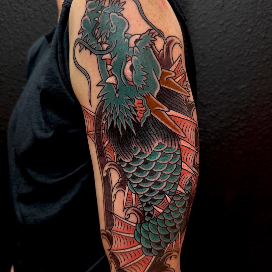 Tattoo by @rockyburley โ japanese_irezumi