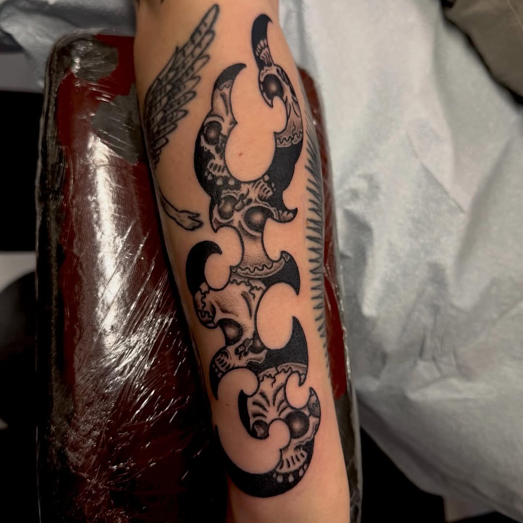 Tattoo by @rockyburley โ blackwork, ornamental