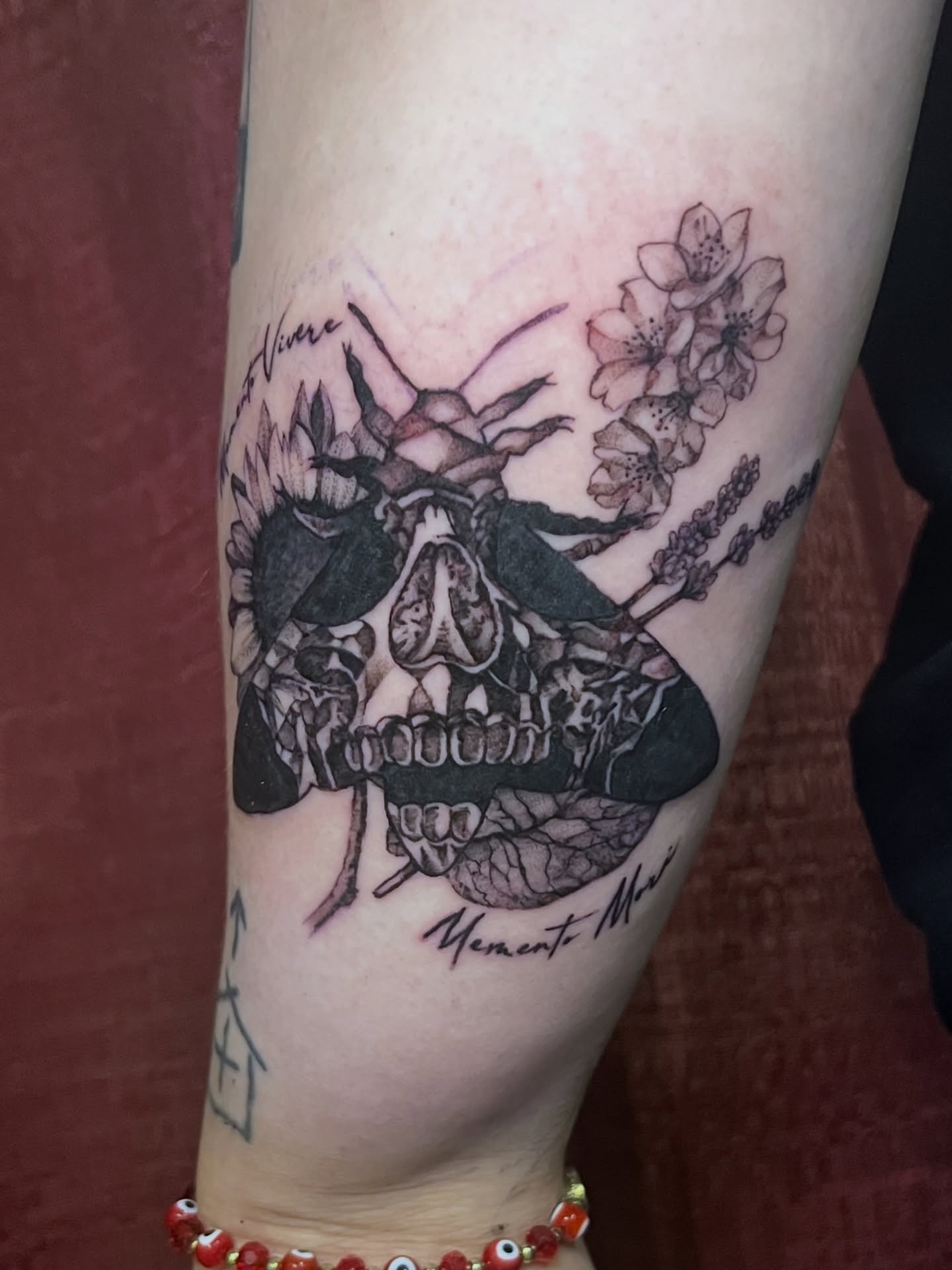 Tattoo by @battlekatgalactica — black_and_grey, realism