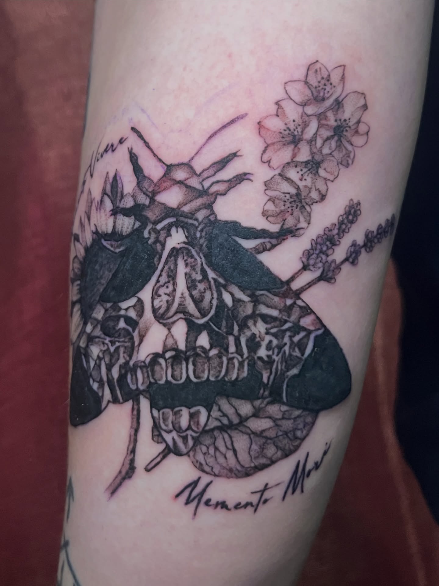 Tattoo by @battlekatgalactica — black_and_grey, realism