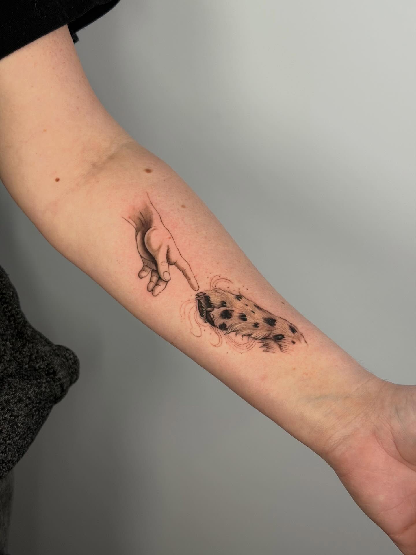 Tattoo by @pacifico_tattooink — realism, dotwork